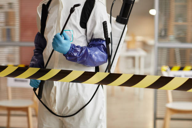 Professional Biohazard Cleanup technician working in Decatur, AR